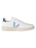 Veja Sneakers "V 10" wit/lichtblauw