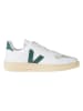 Veja Sneakersy "V 10" w kolorze biało-zielonym