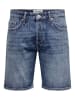 ONLY & SONS Jeansshorts in Blau