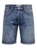 ONLY & SONS Spijkershort blauw