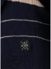 KEY LARGO Pullover "Sector" in Dunkelblau/ Sand
