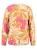 KEY LARGO Blouse "Aspen" zandkleurig/oranje/roze