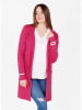 KEY LARGO Longcardigan "College" in Fuchsia