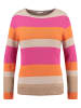 KEY LARGO Sweter "Clear" w kolorze beżowo-różowo-pomarańczowym