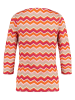 KEY LARGO Sweter "Donna" w kolorze beżowo-różowo-pomarańczowym
