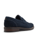 Aldo Leren mocassins donkerblauw