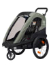 Hamax Multifunktionsanhänger "Avenida One" in Schwarz/ Khaki