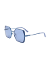 Karl Lagerfeld Damskie okulary przeciwsłoneczne w kolorze niebieskim