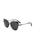 Karl Lagerfeld Damskie okulary przeciwsłoneczne w kolorze czarnym