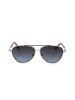 Karl Lagerfeld Herren-Sonnenbrille in Silber-Braun/ Dunkelblau