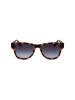 Karl Lagerfeld Unisekszonnebril grijs-oranje/donkerblauw