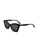 Karl Lagerfeld Damen-Sonnenbrille in Schwarz/ Dunkelblau