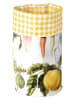 IHR Koszyk "Culinarix Herbs" w kolorze żółto-białym - wys. 30 x Ø 16 cm