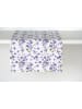 IHR Tischläufer "Purple Spring" in Weiß/ Lila - (L)45 x (B)150 cm