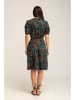 Peace & Love Kleid in Schwarz/ Bunt