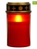 Garden Hero 6er-Set: LED-Grablicht in Rot - (H)12,5 x Ø 7 cm
