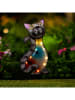 Garden Hero Ledsolartuinsteker zwart/meerkleurig - (B)18 x (H)31 x (D)6 cm