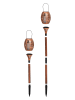 Garden Hero 2er-Set: Solar-Gartenstecker in Kupfer
