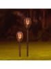Garden Hero 2er-Set: Solar-Gartenstecker in Kupfer