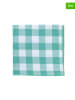 Overbeck and Friends 2-delige set: servetten "Elli" mintgroen/wit - (L)40 x (B)40 cm