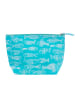 Overbeck and Friends Cosmeticatas "Crazy Fisch" turquoise - (B)30 x (H)20 x (T)10 cm