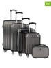 Canadian Peak 5-delige hardcase-trolleyset "Softlesseak" antraciet