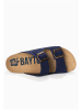 BAYTON Skórzane klapki "Atlas" w kolorze granatowym