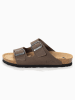 BAYTON Leren slippers "Atlas" bruin