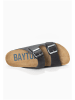 BAYTON Leren slippers "Atlas" antraciet