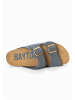 BAYTON Skórzane klapki "Atlas" w kolorze szarym