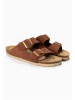 BAYTON Skórzane klapki "Atlas" w kolorze brązowym