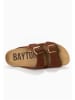 BAYTON Leren slippers "Atlas" bruin