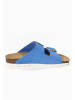 BAYTON Leren slippers "Alicante" blauw