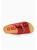 BAYTON Leren slippers "Atlas" rood