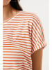 Garcia Koszulka w kolorze pomarańczowo-białym