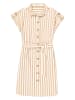Garcia Kleid in Beige/ Weiß