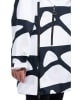 LUHTA Płaszcz funkcyjny "Ailio" w kolorze biało-czarnym