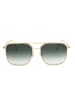 Victoria Beckham Dameszonnebril goudkleurig/groen