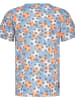 Tygo & Vito Shirt "Football" in Hellblau/ Orange