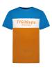 Tygo & Vito Shirt in Hellbraun/ Blau