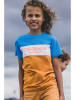 Tygo & Vito Shirt in Hellbraun/ Blau