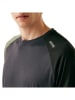 Regatta Trainingsshirt "Corballis" zwart/grijs