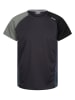 Regatta Koszulka sportowa "Corballis" w kolorze szaro-czarnym