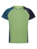 Regatta Koszulka sportowa "Corballis" w kolorze granatowo-zielonym