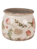 Clayre & Eef Blumentopf in Beige - (H)13 x Ø 16 cm