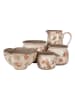 Clayre & Eef Blumentopf in Beige - (H)13 x Ø 16 cm