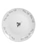 Clayre & Eef Talerz śniadaniowy w kolorze białym - Ø 20 cm