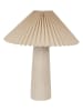Clayre & Eef Lampa stołowa w kolorze beżowym - wys. 42 x Ø 36 cm