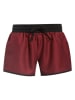 Pussy Deluxe Badeshorts "Lovers" in Bordeaux/ Schwarz