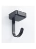Wenko 6er-Set: Magnethaken in Schwarz - (B)2 x (H)3,9 x (T)2 cm